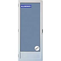 Ventanastock Puerta Balconera Aluminio Practicable Izquierda 800 ancho x 2000 alto con Rejilla de ventilación y cristal…